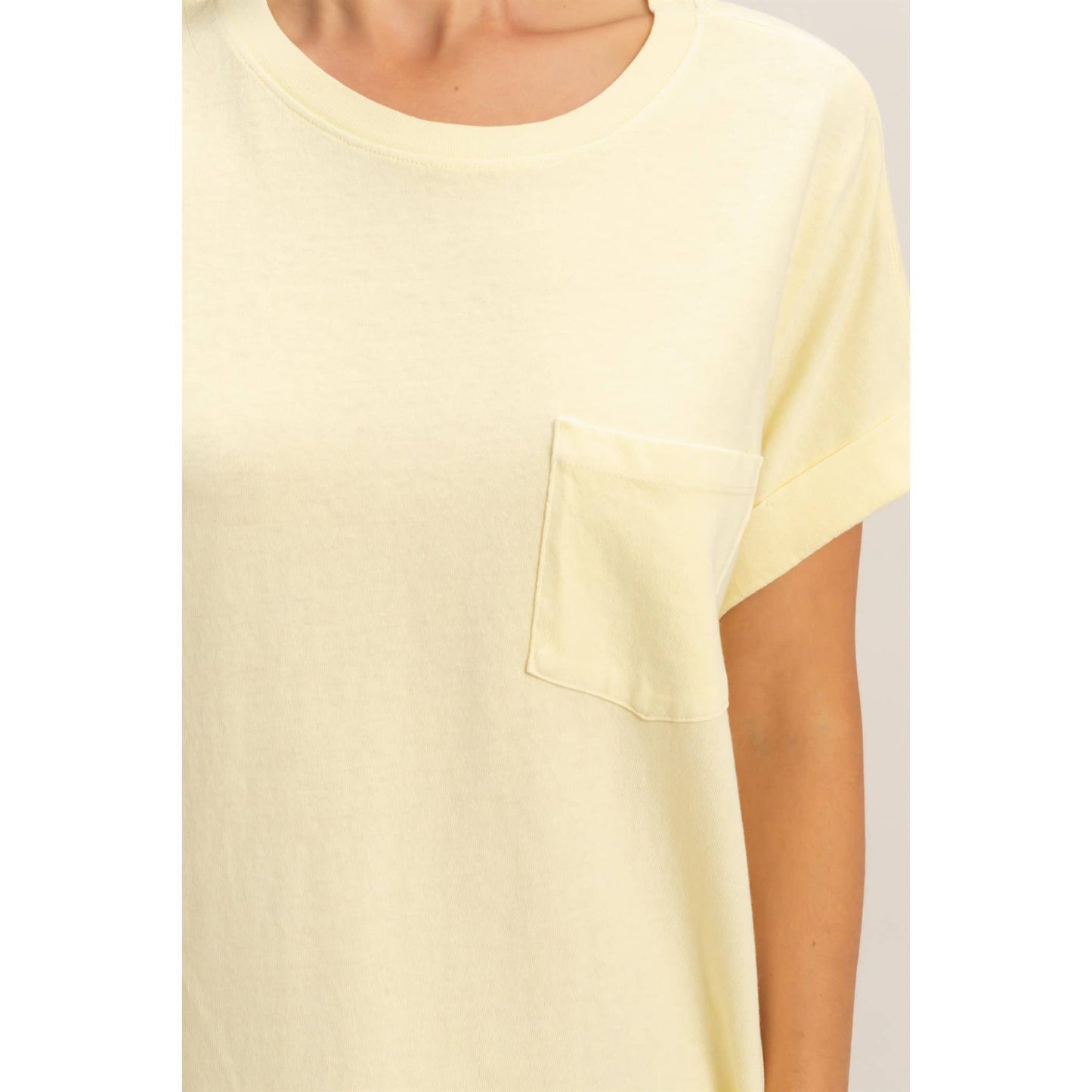 Round Neck T-Shirt Mini Dress
