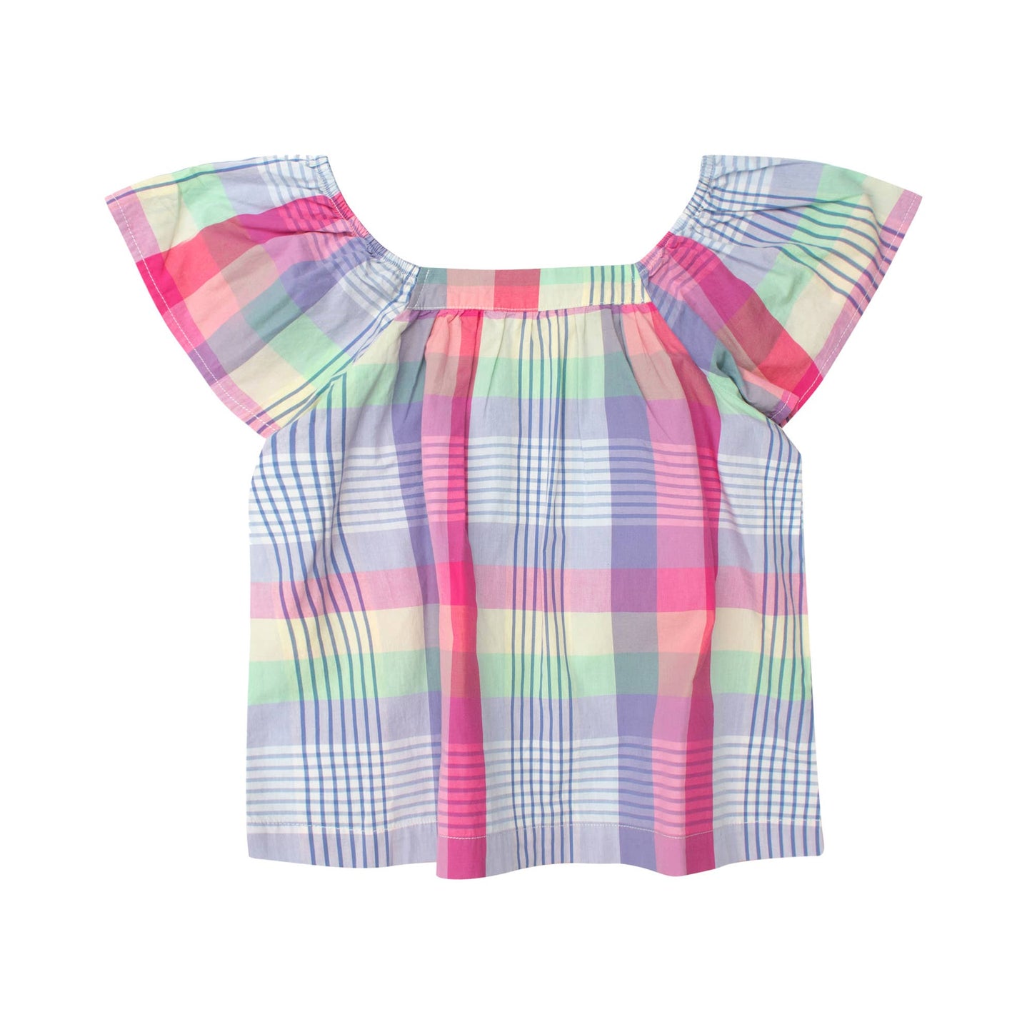 Girls Flutter Short Sleeve Blouse