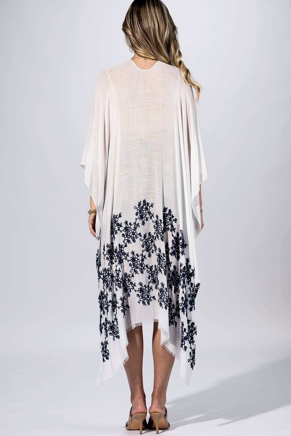 Powder Porcelain Blossom Kimono