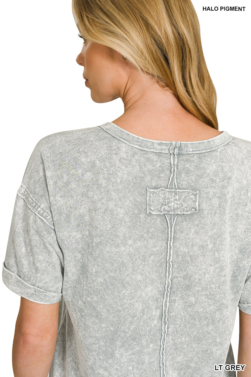 HALO SNOW WASHED RELAXED FIT TEE
