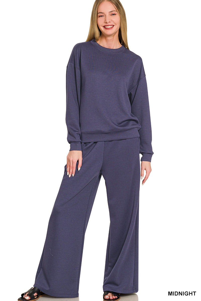 SCUBA CREWNECK PULLOVER & PANTS 2 PIECES SET