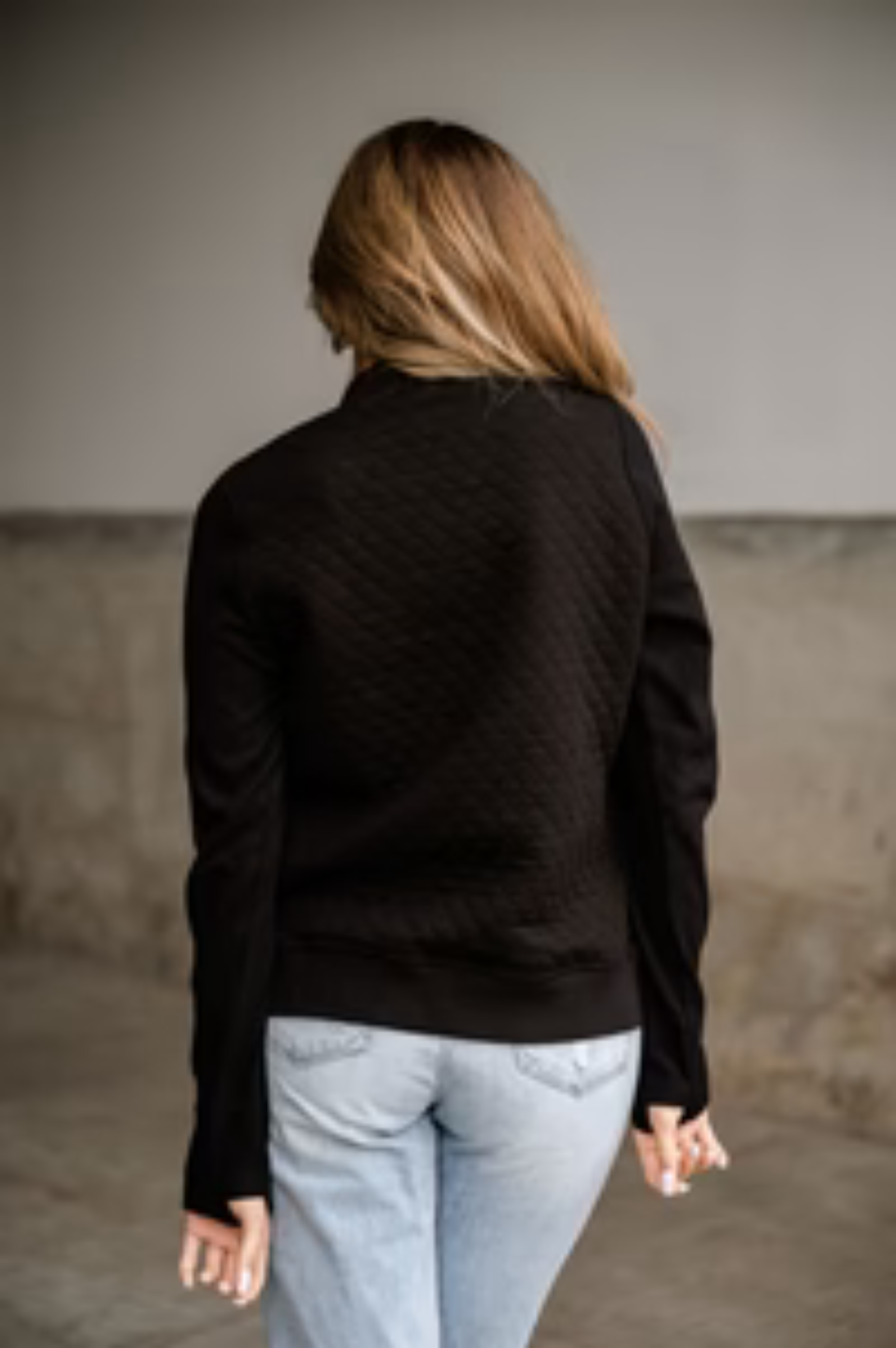 Quilted Bomber Jacket