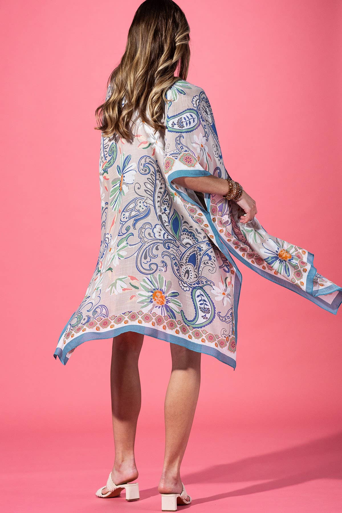 Grand Paisley Viscose Kimono