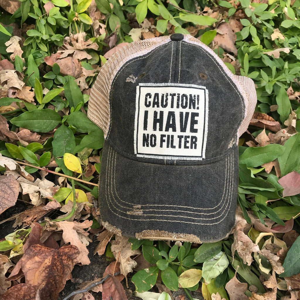 Caution! I Have No Filter Trucker Hat Baseball Cap