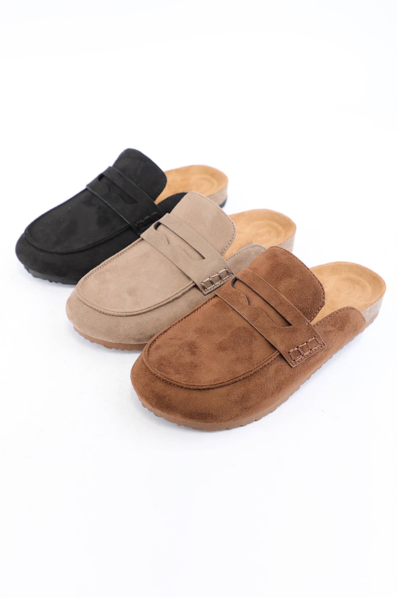PINATA MODERN SLIP ON ERGONOMIC CORK FOOTBED PENNY LOAFER M