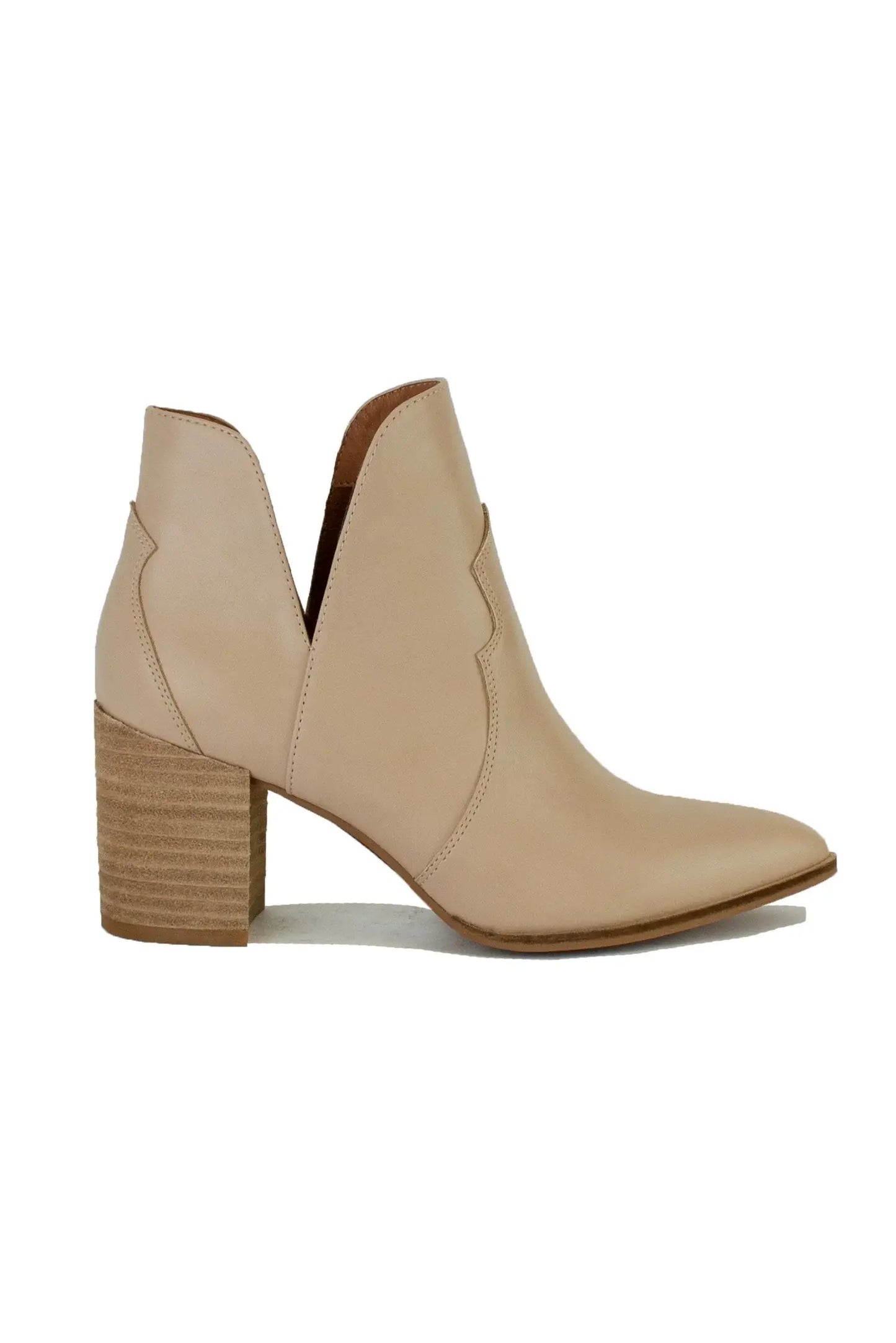 SIDE SLIT CUTOUT MODERN WESTERN BOOTS