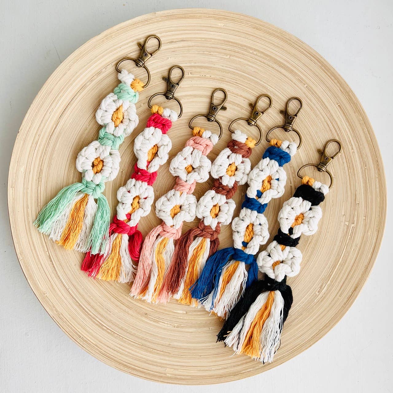 Beaded Wristlet Keychain