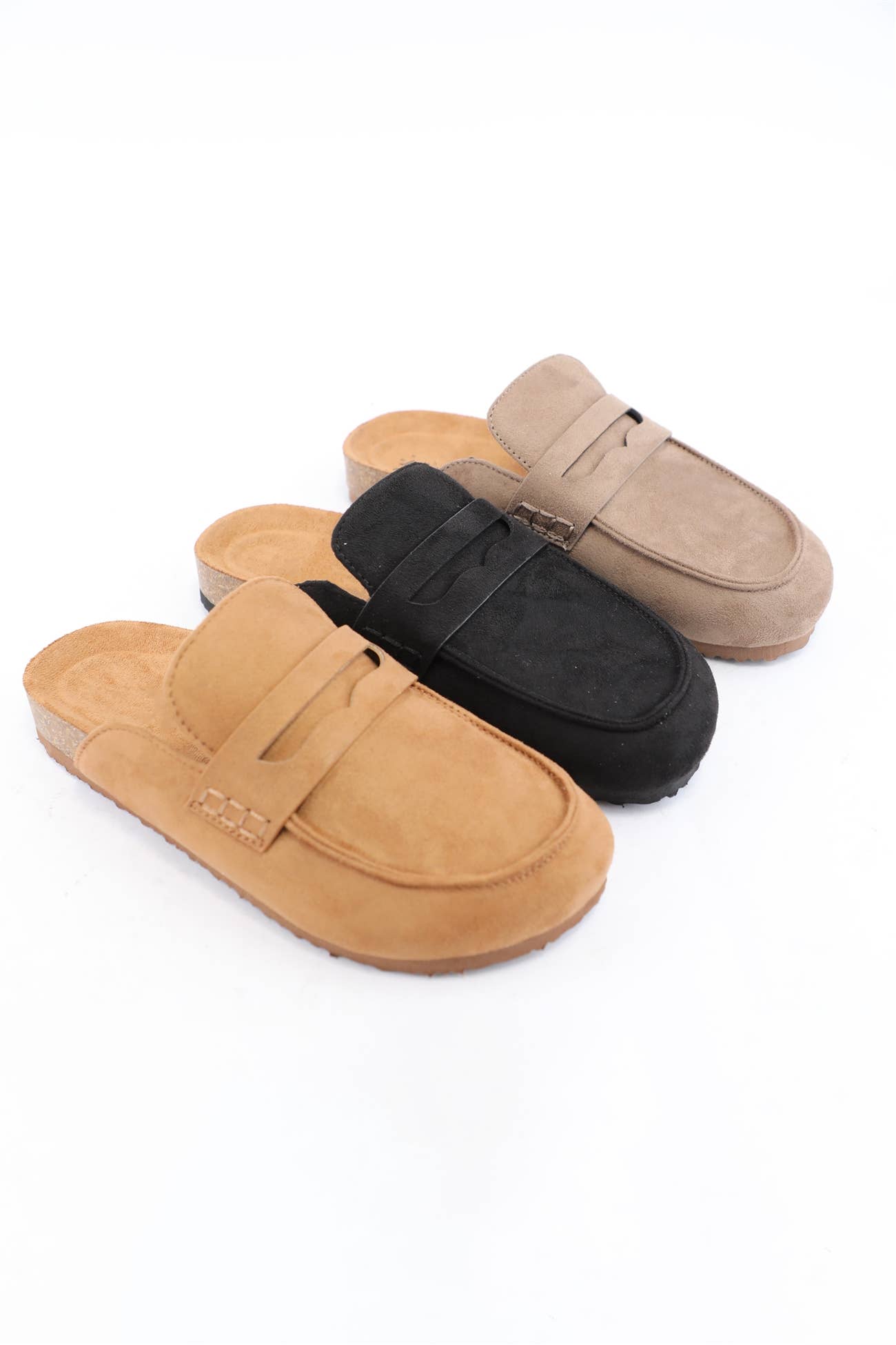 PINATA MODERN SLIP ON ERGONOMIC CORK FOOTBED PENNY LOAFER M
