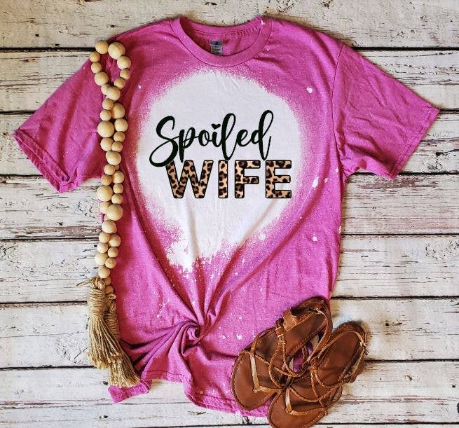 Spoiled Wife Bleached shirt