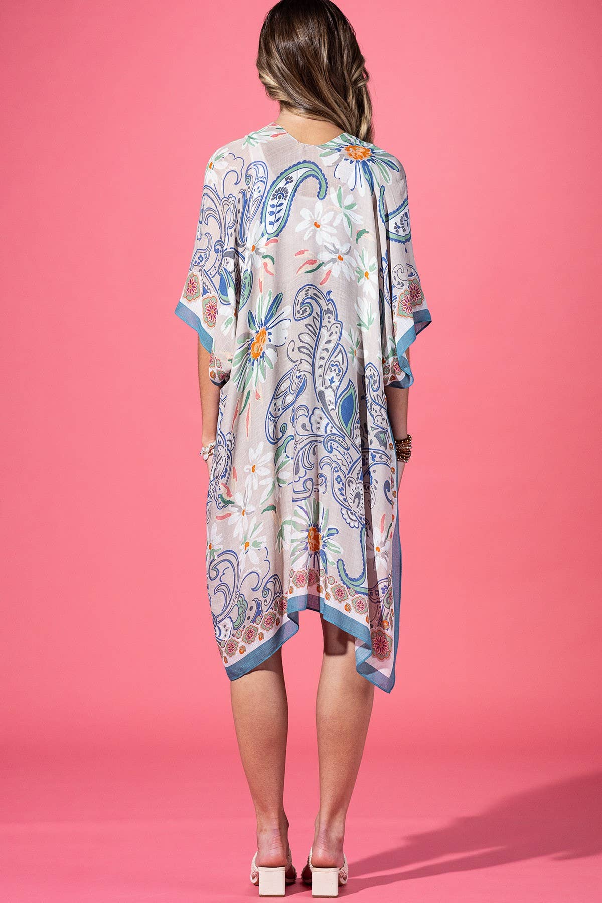 Grand Paisley Viscose Kimono