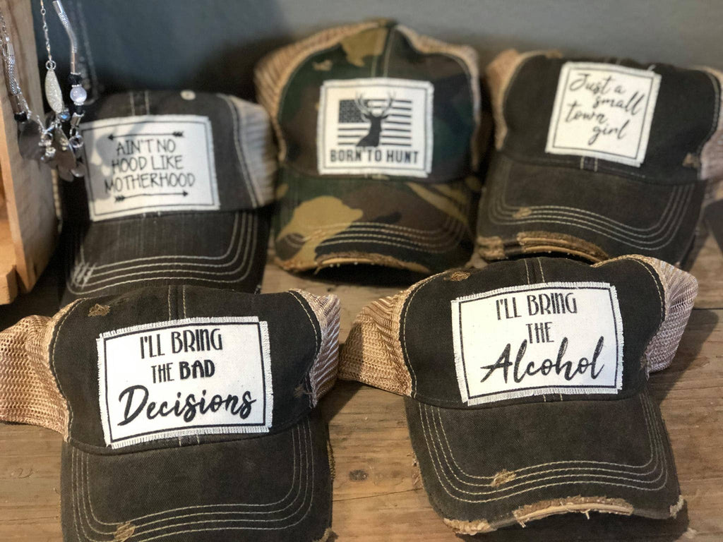 Ain't No Hood Like Motherhood Trucker Hat Baseball Cap