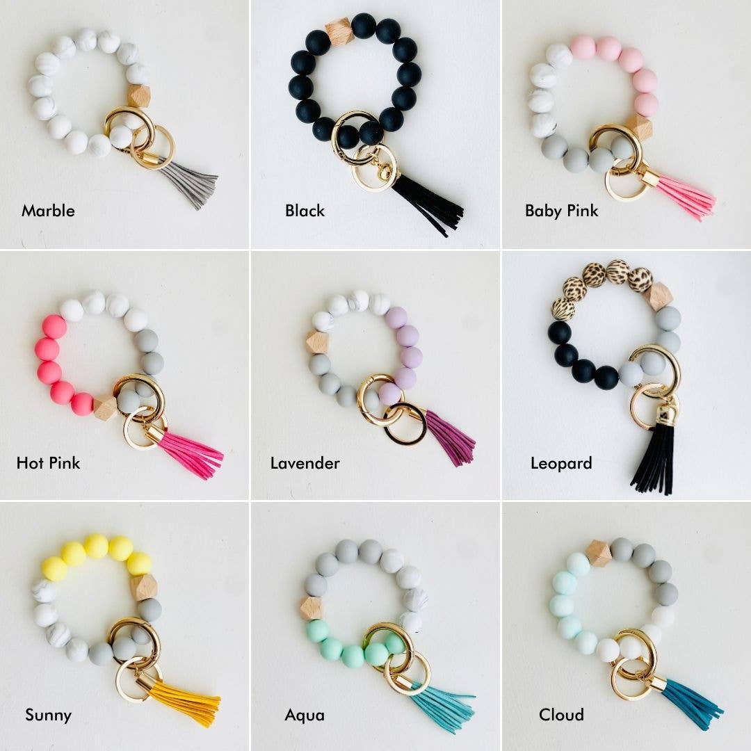 Beaded Wristlet Keychain