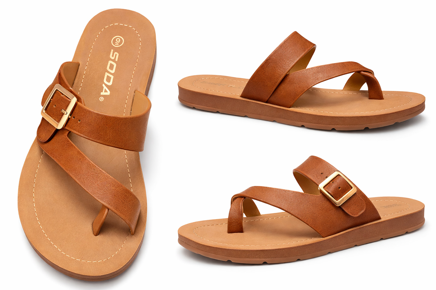 Classic Buckle Thong Sandal