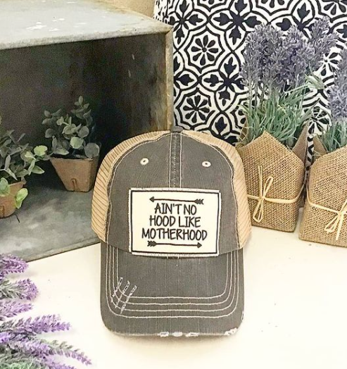 Ain't No Hood Like Motherhood Trucker Hat Baseball Cap