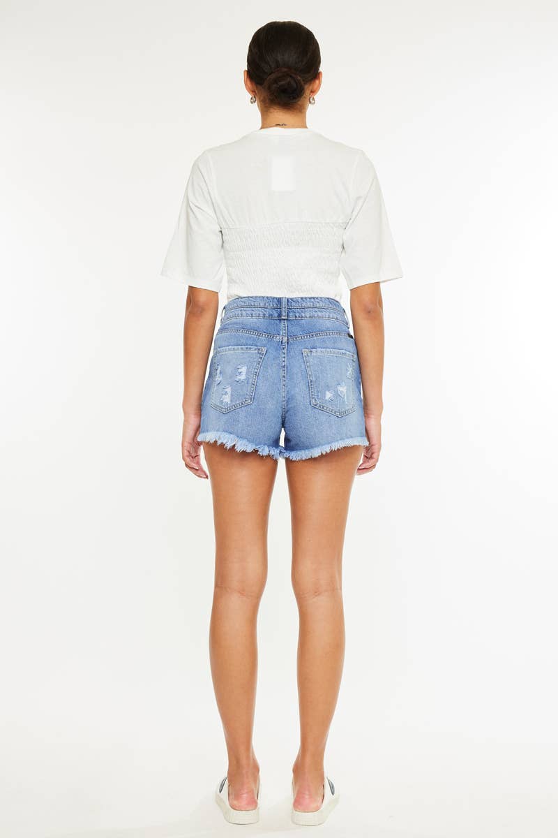 Farah Essentials High Rise Mom Shorts