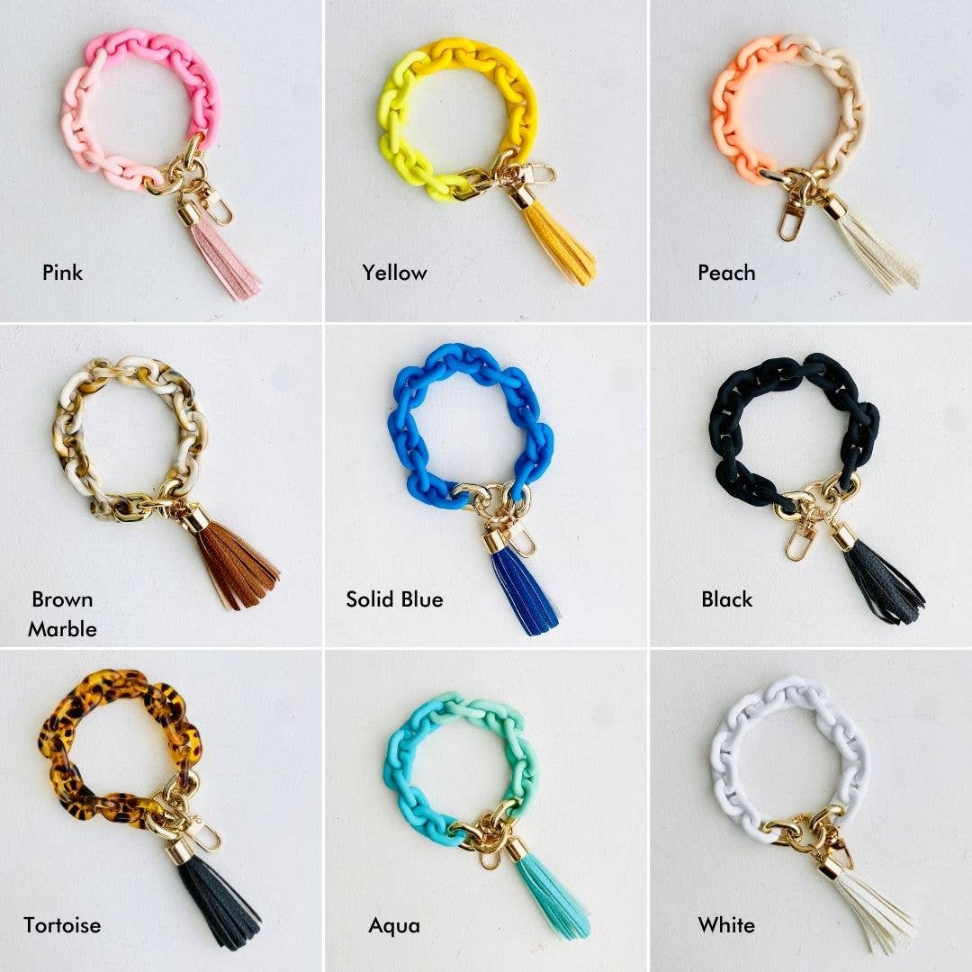 Beaded Wristlet Keychain