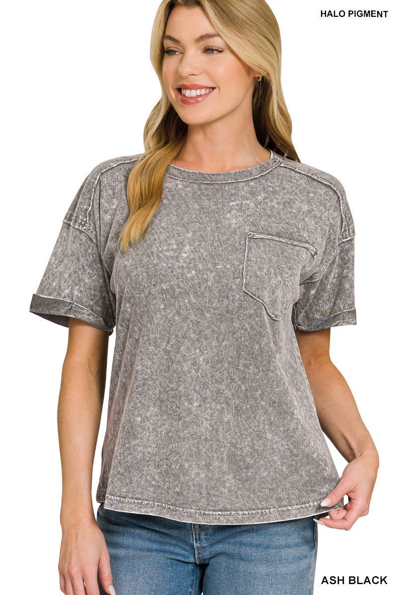 HALO SNOW WASHED RELAXED FIT TEE