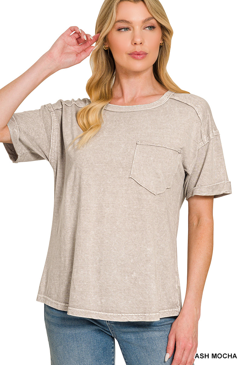 HALO SNOW WASHED RELAXED FIT TEE