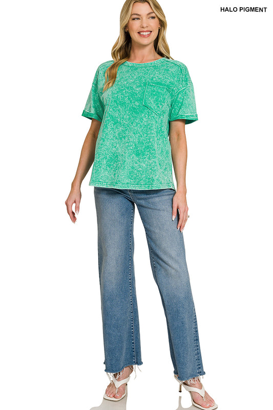 HALO SNOW WASHED RELAXED FIT TEE