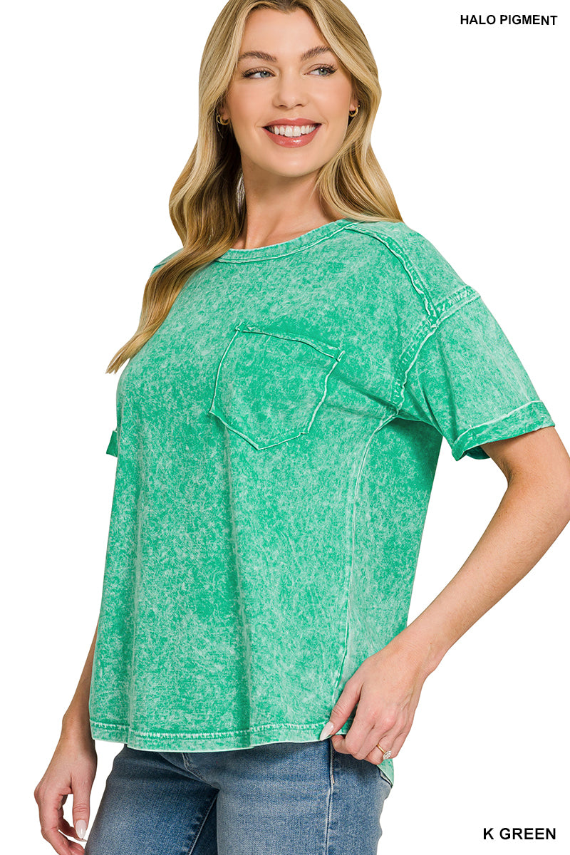 HALO SNOW WASHED RELAXED FIT TEE