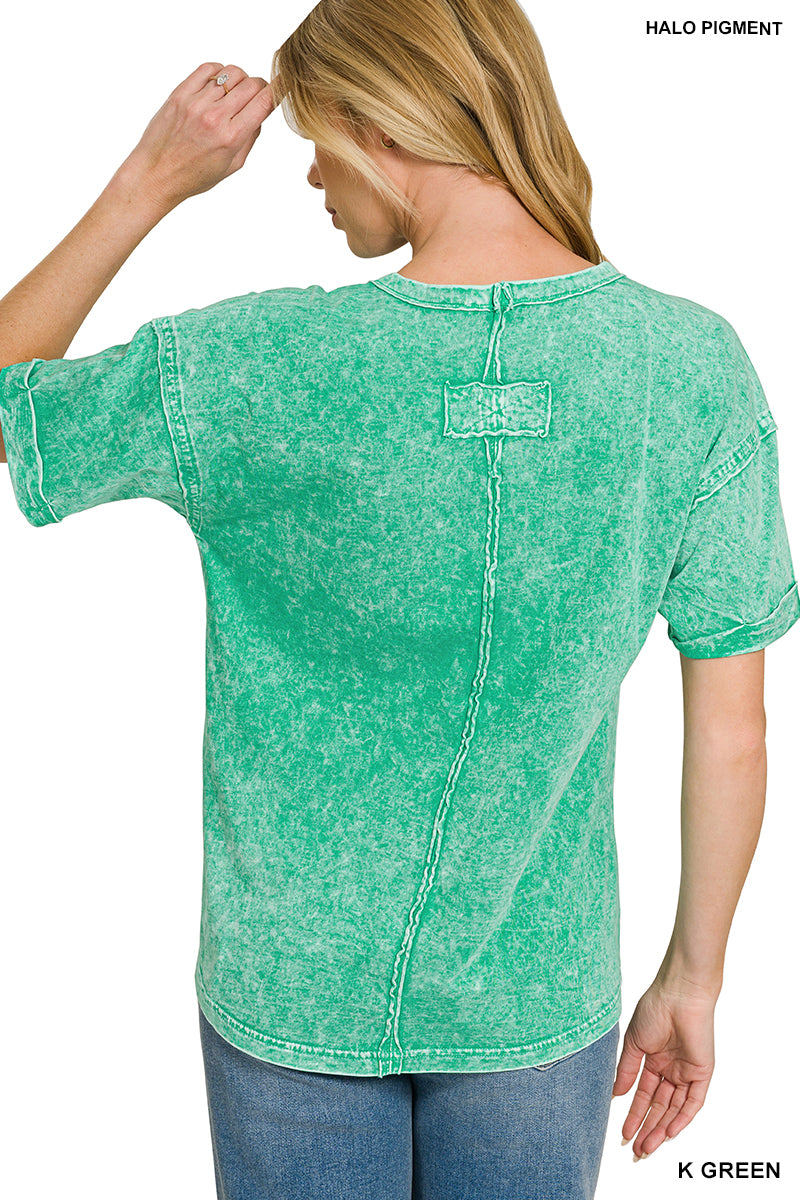HALO SNOW WASHED RELAXED FIT TEE