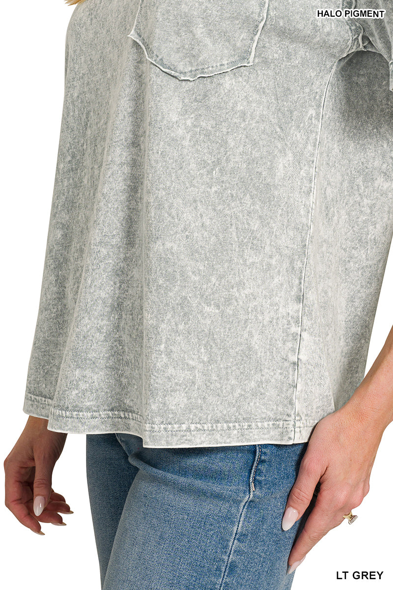 HALO SNOW WASHED RELAXED FIT TEE