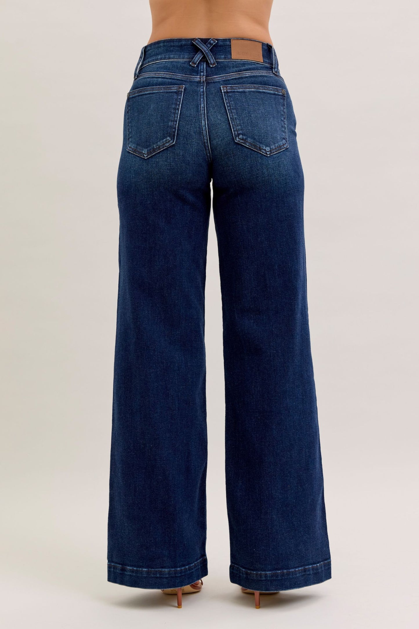 Judy Blue High Wasted Wide Leg Trousers