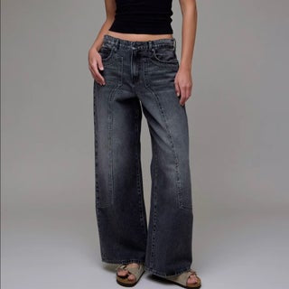 Alyx Grey Classic Patch Oversized Baggy Jeans