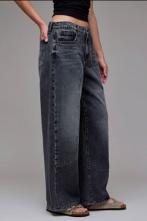 Alyx Grey Classic Patch Oversized Baggy Jeans