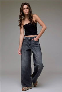 Alyx Grey Classic Patch Oversized Baggy Jeans