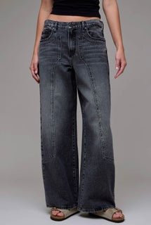 Alyx Grey Classic Patch Oversized Baggy Jeans