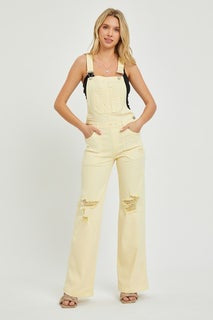 Risen Front Patch Pocket wide Leg Overalls