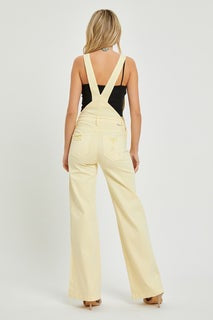 Risen Front Patch Pocket wide Leg Overalls