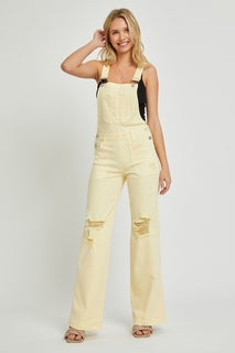 Risen Front Patch Pocket wide Leg Overalls