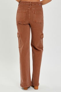 Risen High Rise Cargo Wide Pants