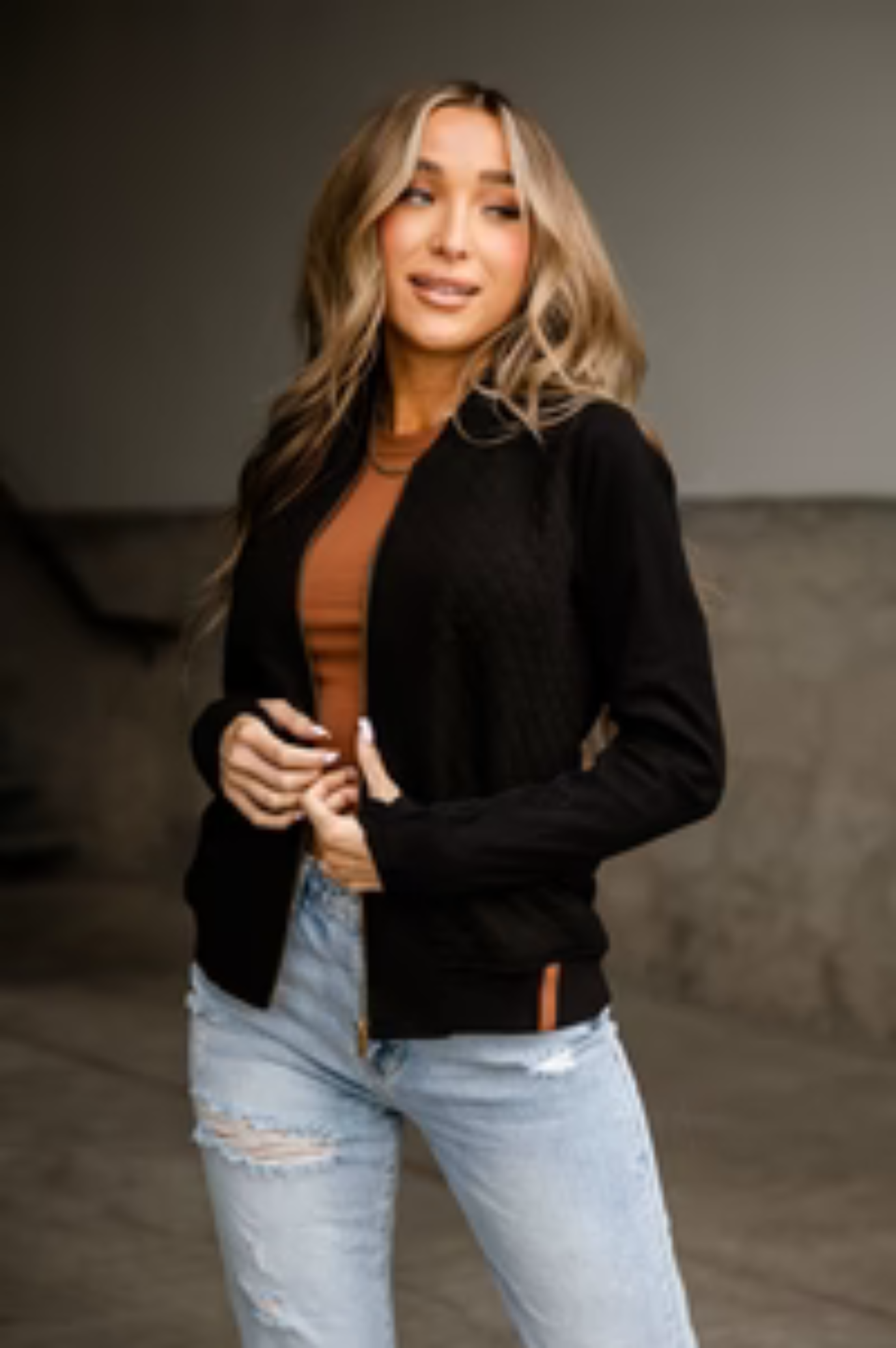 Quilted Bomber Jacket