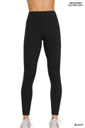 BRUSHED DTY MICROFIBER WAISTBAND LEGGINGS