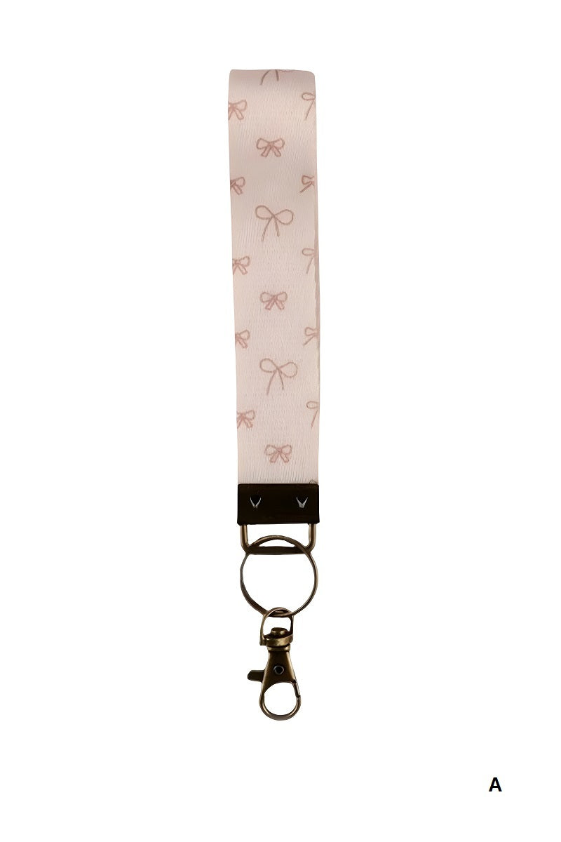 Trendy wristlet keychain lanyard