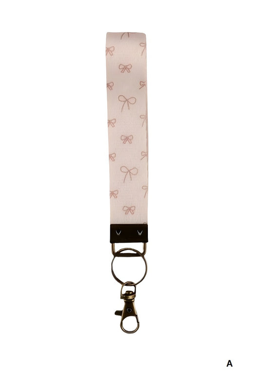 Trendy wristlet keychain lanyard