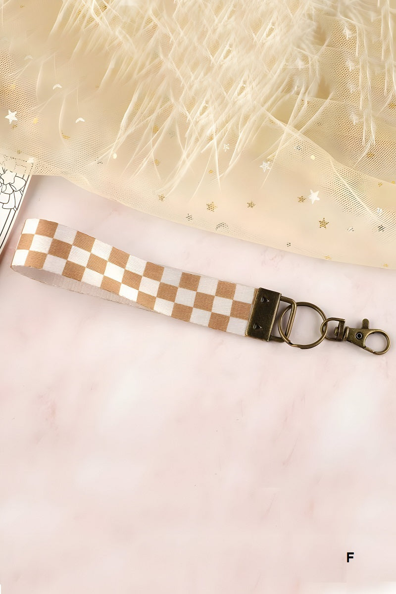 Trendy wristlet keychain lanyard