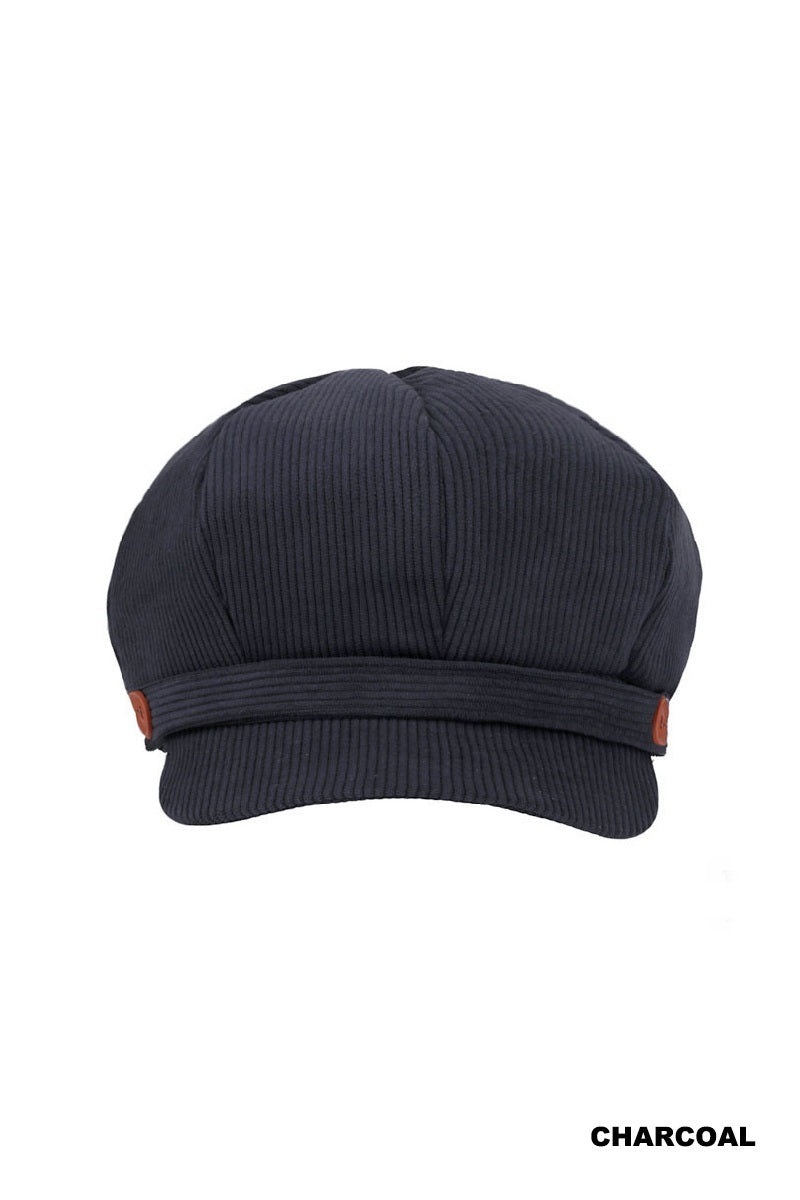 CORDUROY CABBIE HAT STRETCH FIT