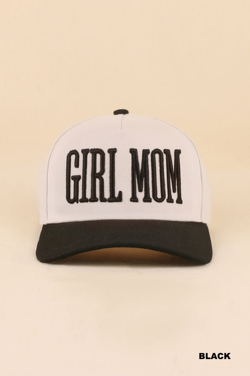 Girl Mom two tone snapback