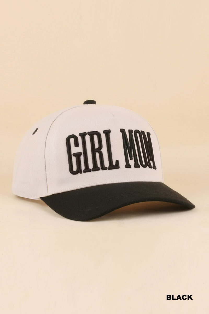 Girl Mom two tone snapback