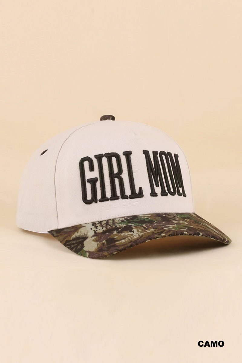 Girl Mom two tone snapback
