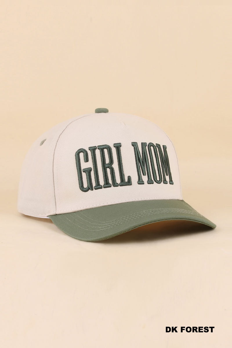 Girl Mom two tone snapback