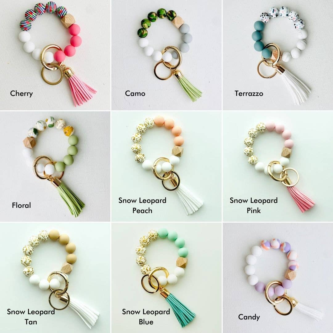Beaded Wristlet Keychain