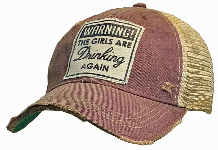 Warning The Ladies Are Drinking Again Trucker Baseball Cap