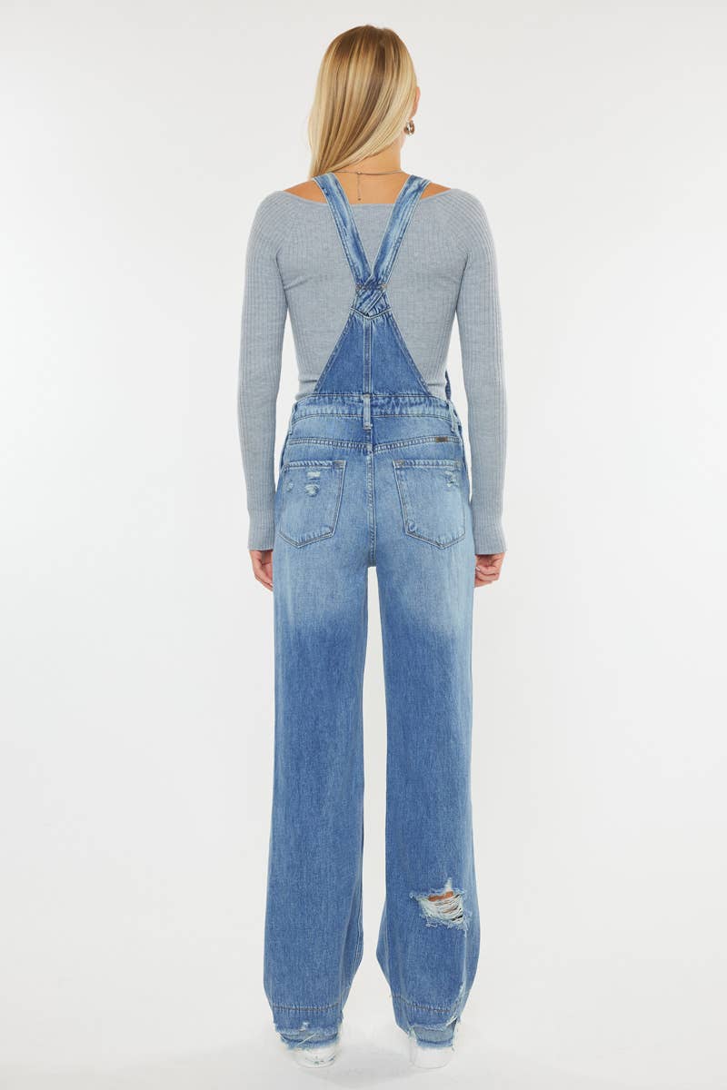 Malibu High Rise Wide Leg Overalls