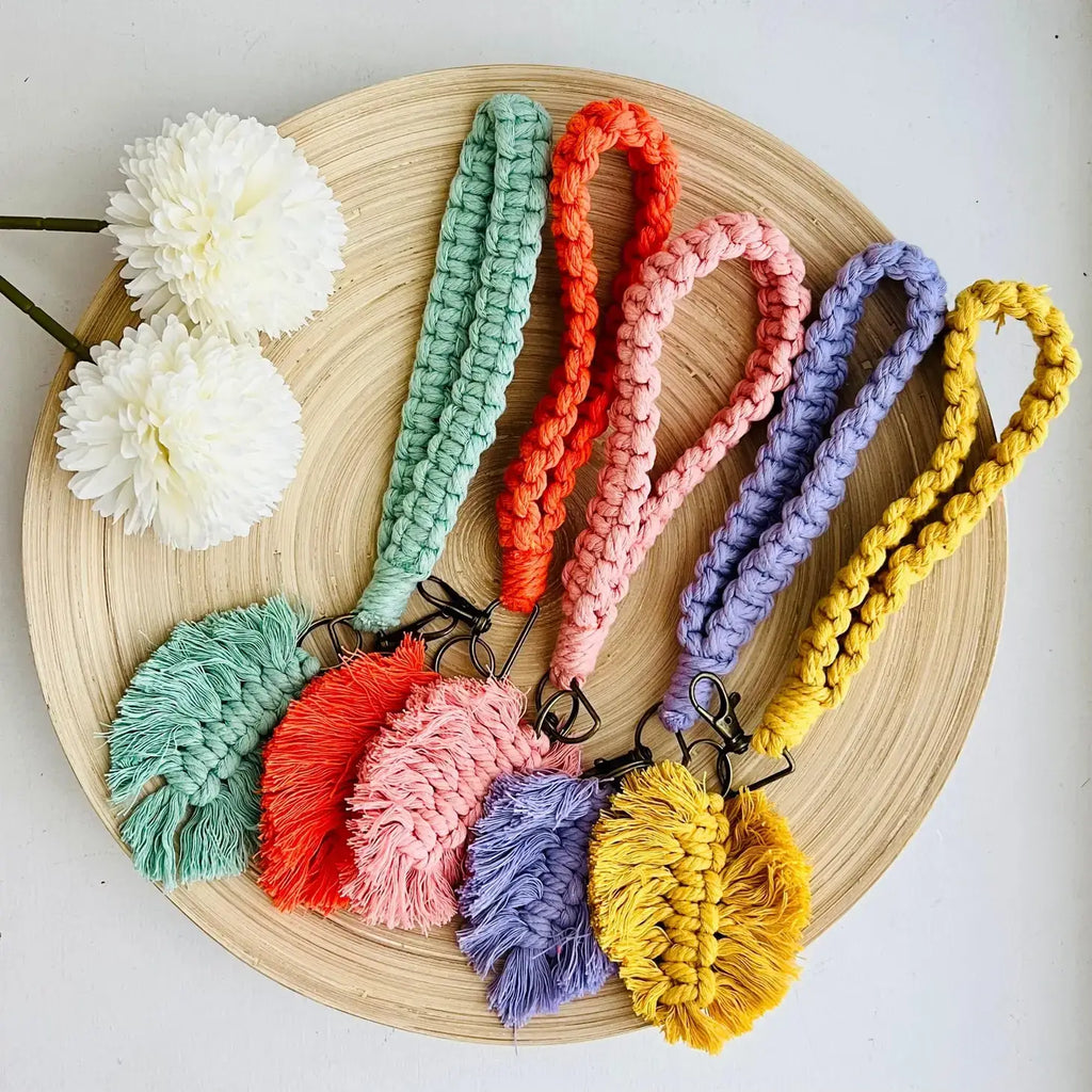 Beaded Wristlet Keychain
