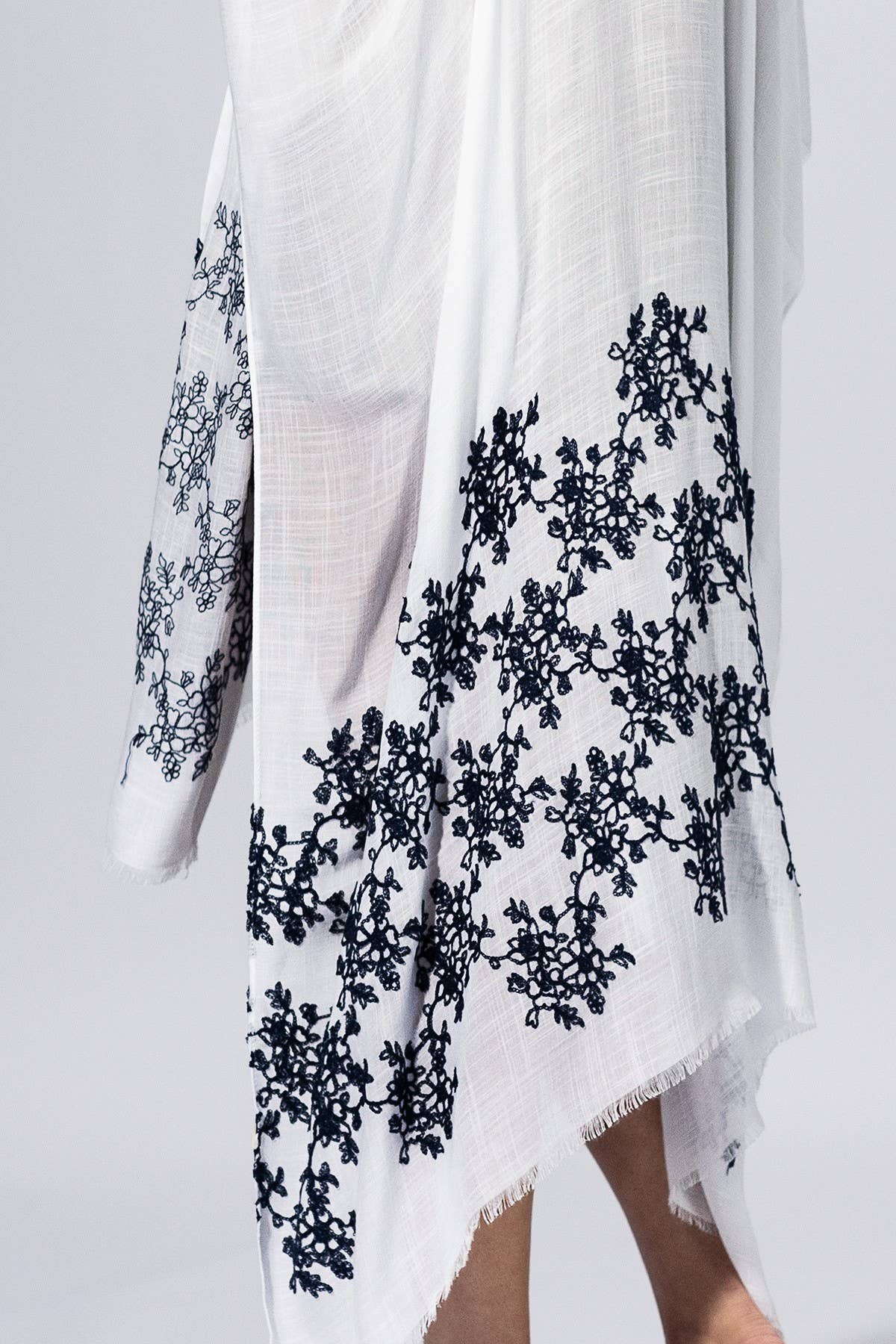 Powder Porcelain Blossom Kimono